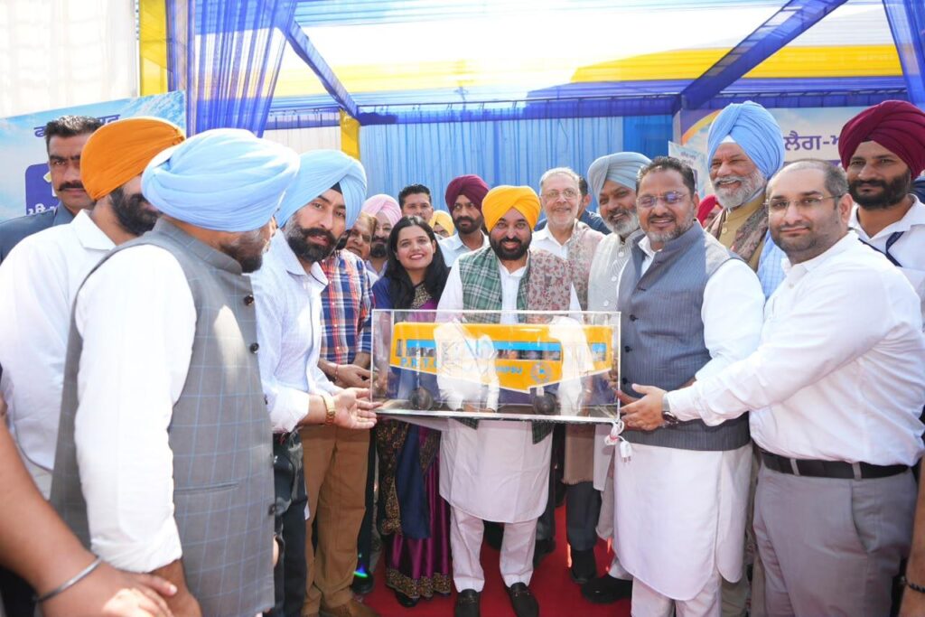 Bhagwant Mann Patiala Bus Fleet Expansion, Punjab University Water Dispute BJP, PRTC Mini Buses Launch Punjab, Bhagwant Mann Press Conference Patiala, Punjab Transport News Hindi Today, RDF Fund Dispute Punjab
